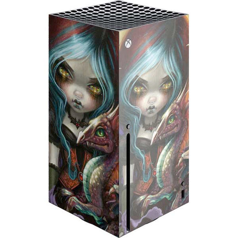 Gothic Vampire Fairy with Dragon & Skulls by Jasmine Becket-Griffith Xbox Series X Skins